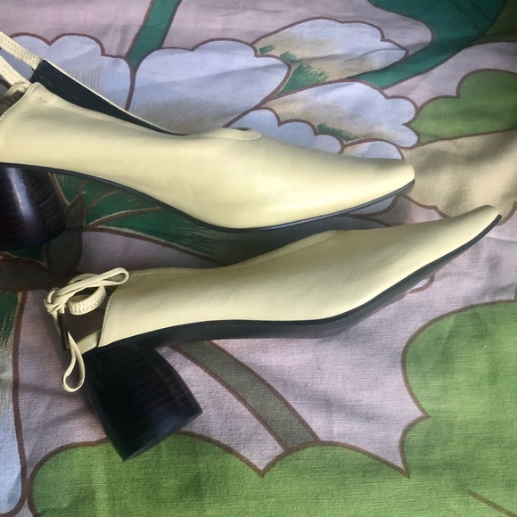 Yellow Reike Nen sling back mule 39.5 - Picture 6 of 6